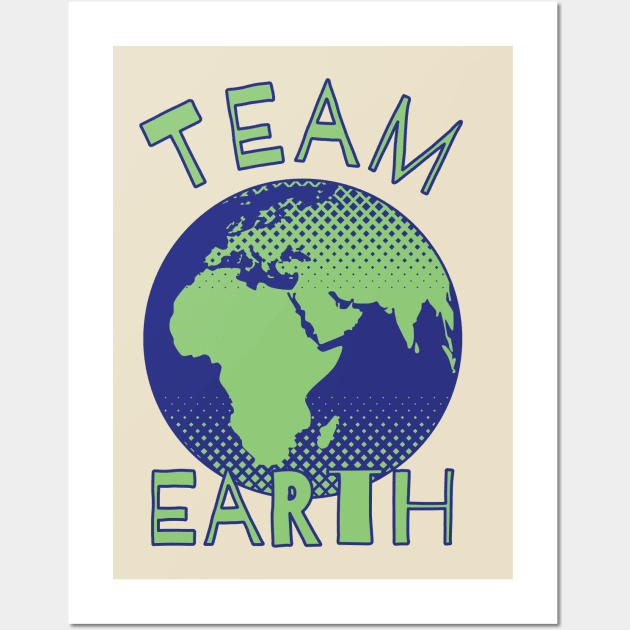 Team Earth Wall Art by dkdesigns27